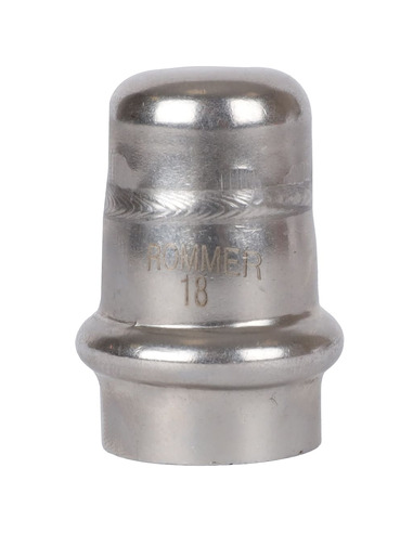Заглушка ROMMER 18 для нержавеющих труб пресс