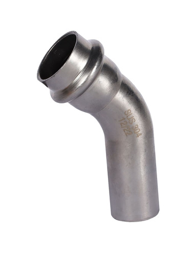 Угольник однораструбный ROMMER 22х45° для нержавеющих труб пресс