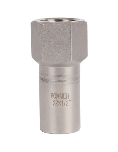 Вставка переходная ROMMER 22x1/2" ВР для нержавеющих труб пресс