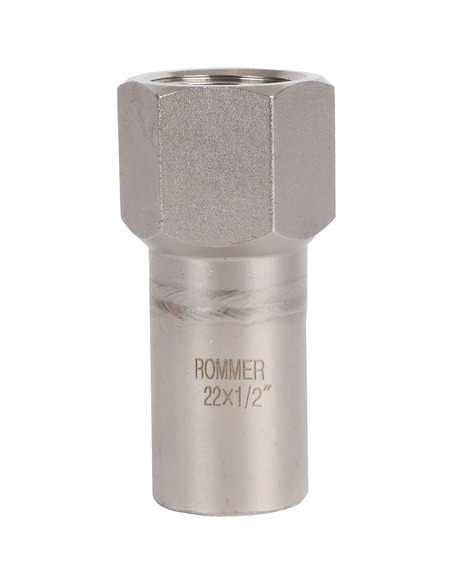 Вставка переходная ROMMER 22x1/2" ВР для нержавеющих труб пресс