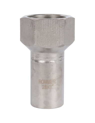 Вставка переходная ROMMER 28x1" ВР для нержавеющих труб пресс