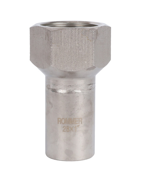 Вставка переходная ROMMER 28x1" ВР для нержавеющих труб пресс