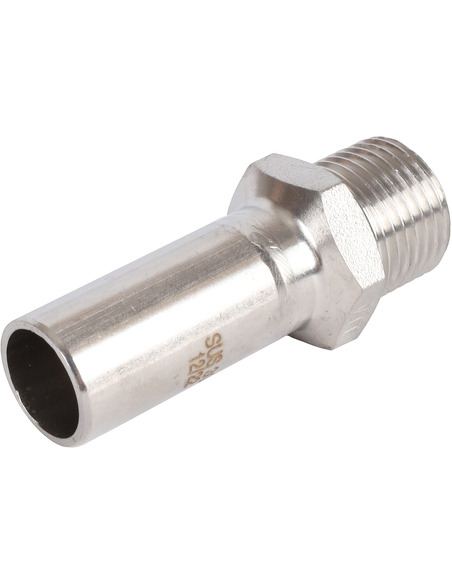 Вставка переходная ROMMER 18x1/2" НР для нержавеющих труб пресс