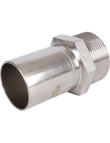 Вставка переходная ROMMER 42x1 1/2" НР для нержавеющих труб пресс