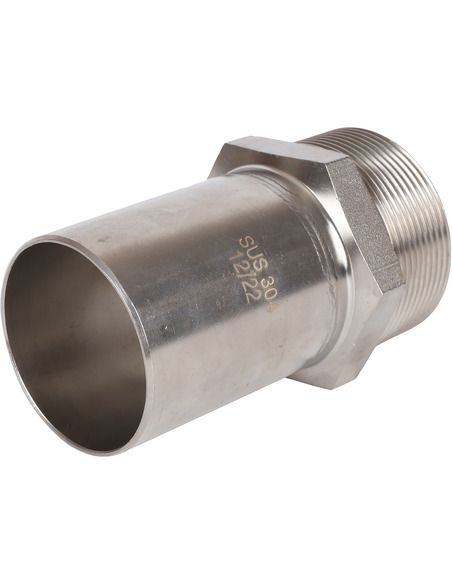 Вставка переходная ROMMER 54x2" НР для нержавеющих труб пресс