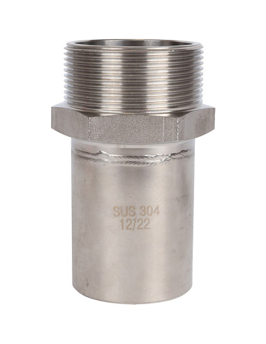 Вставка переходная ROMMER 54x2" НР для нержавеющих труб пресс