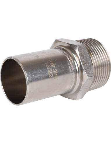 Вставка переходная ROMMER 35x1 1/4" НР для нержавеющих труб пресс