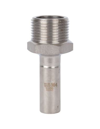 Вставка переходная ROMMER 15x3/4" НР для нержавеющих труб пресс