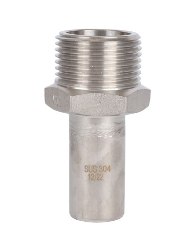 Вставка переходная ROMMER 22x1" НР для нержавеющих труб пресс