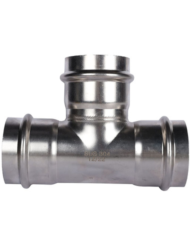 Тройник ROMMER 54х54х54 для нержавеющих труб пресс