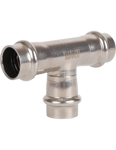 Тройник ROMMER 18х18х18 для нержавеющих труб пресс