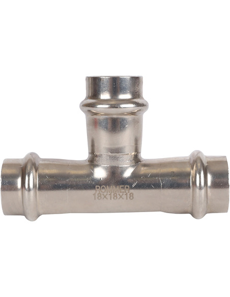 Тройник ROMMER 18х18х18 для нержавеющих труб пресс