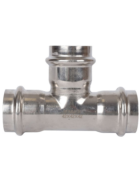 Тройник ROMMER 42х42х42 для нержавеющих труб пресс