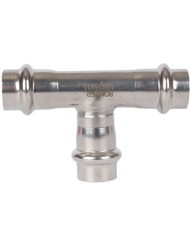 Тройник ROMMER 15х15х15 для нержавеющих труб пресс