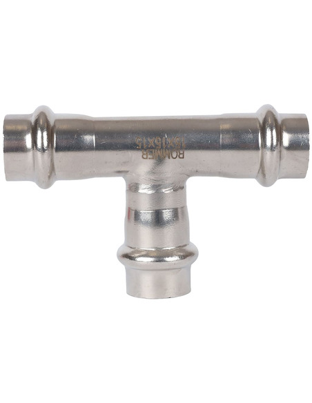 Тройник ROMMER 15х15х15 для нержавеющих труб пресс
