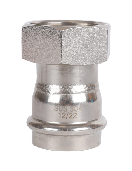 Переходник с накидной гайкой ROMMER 35x1 1/4" ВР для нержавеющих труб пресс