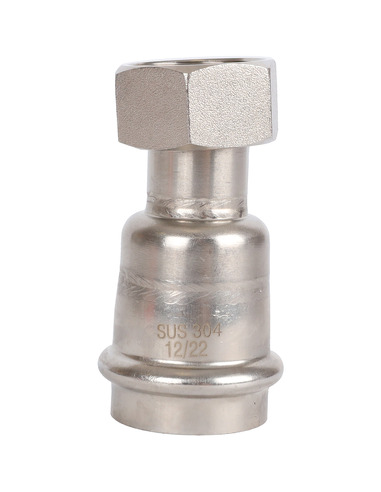 Переходник с накидной гайкой ROMMER 28x3/4" ВР для нержавеющих труб пресс