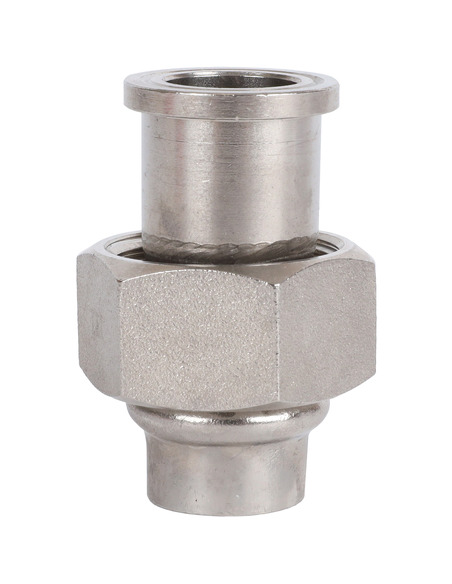 Переходник с накидной гайкой ROMMER 15x3/4" ВР для нержавеющих труб пресс