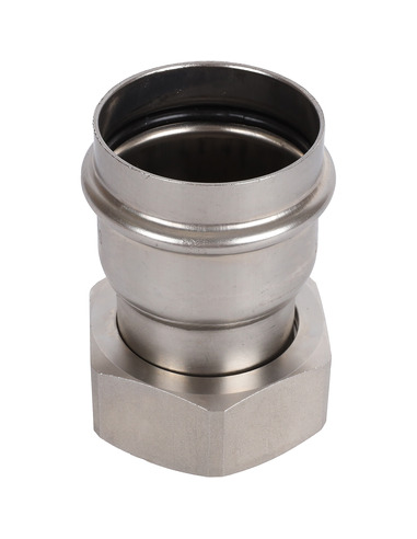 Переходник с накидной гайкой ROMMER 54x2" ВР для нержавеющих труб пресс