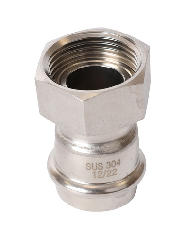 Переходник с накидной гайкой ROMMER 28x1" ВР для нержавеющих труб пресс