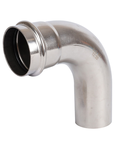 Угольник однораструбный ROMMER 54х90° для нержавеющих труб пресс