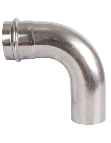 Угольник однораструбный ROMMER 54х90° для нержавеющих труб пресс