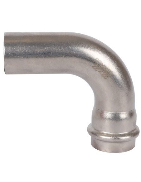 Угольник однораструбный ROMMER 28х90° для нержавеющих труб пресс