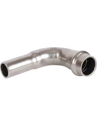 Угольник однораструбный ROMMER 15х90° для нержавеющих труб пресс