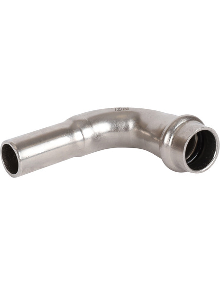 Угольник однораструбный ROMMER 15х90° для нержавеющих труб пресс