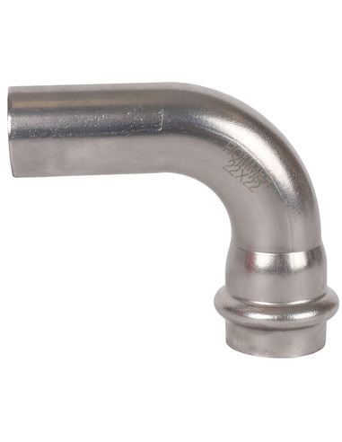 Угольник однораструбный ROMMER 22х90° для нержавеющих труб пресс