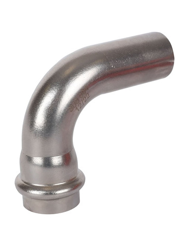 Угольник однораструбный ROMMER 22х90° для нержавеющих труб пресс