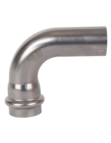 Угольник однораструбный ROMMER 22х90° для нержавеющих труб пресс