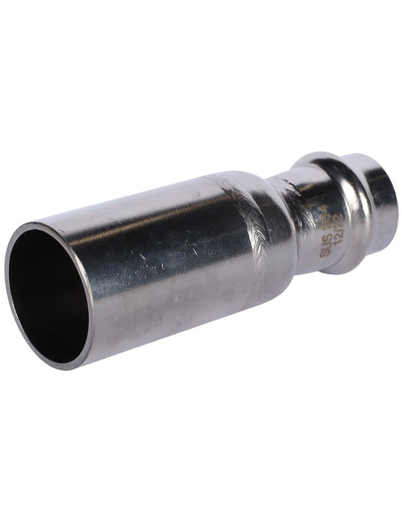 Муфта переходная однораструбная ROMMER 28х18 для нержавеющих труб пресс