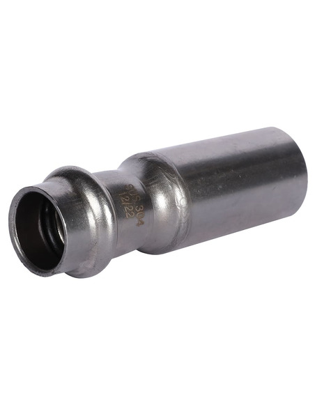 Муфта переходная однораструбная ROMMER 22х18 для нержавеющих труб пресс