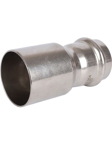 Муфта переходная однораструбная ROMMER 54х42 для нержавеющих труб пресс