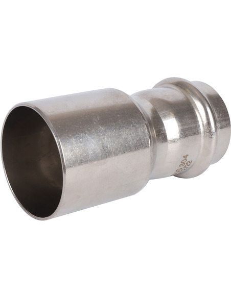 Муфта переходная однораструбная ROMMER 54х42 для нержавеющих труб пресс