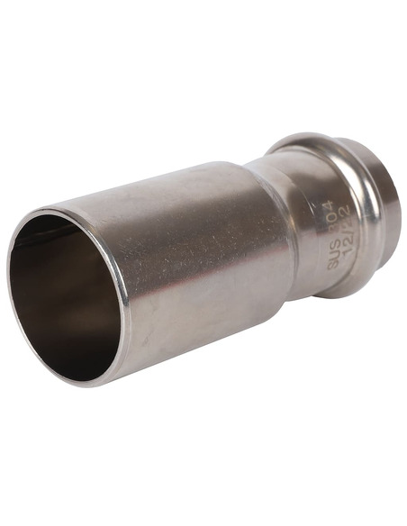 Муфта переходная однораструбная ROMMER 35х28 для нержавеющих труб пресс