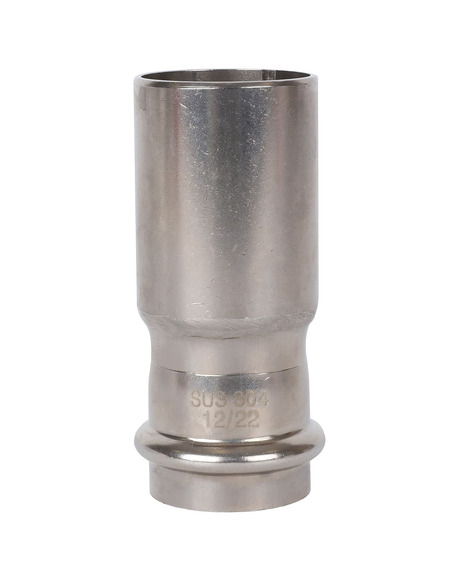 Муфта переходная однораструбная ROMMER 35х28 для нержавеющих труб пресс