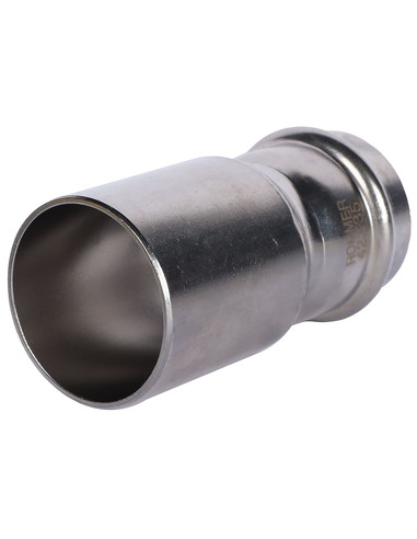 Муфта переходная однораструбная ROMMER 42х35 для нержавеющих труб пресс
