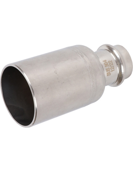 Муфта переходная однораструбная ROMMER 42х22 для нержавеющих труб пресс