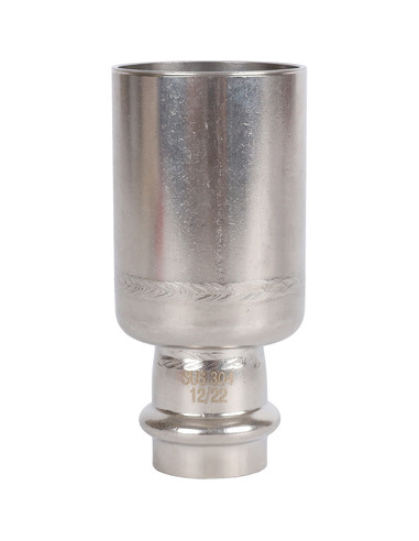 Муфта переходная однораструбная ROMMER 42х22 для нержавеющих труб пресс