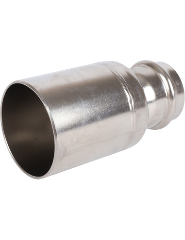 Муфта переходная однораструбная ROMMER 54х35 для нержавеющих труб пресс