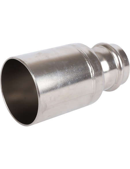 Муфта переходная однораструбная ROMMER 54х35 для нержавеющих труб пресс