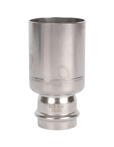 Муфта переходная однораструбная ROMMER 54х35 для нержавеющих труб пресс