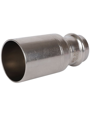 Муфта переходная однораструбная ROMMER 42х28 для нержавеющих труб пресс