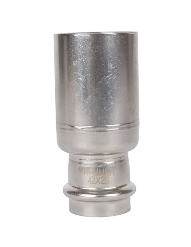 Муфта переходная однораструбная ROMMER 42х28 для нержавеющих труб пресс