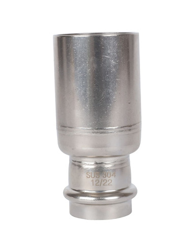 Муфта переходная однораструбная ROMMER 42х28 для нержавеющих труб пресс