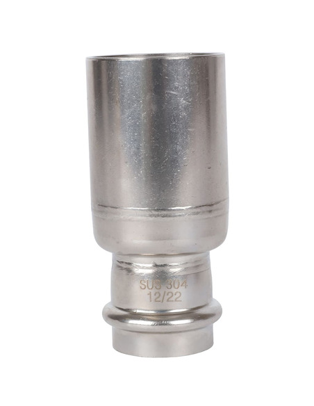 Муфта переходная однораструбная ROMMER 42х28 для нержавеющих труб пресс