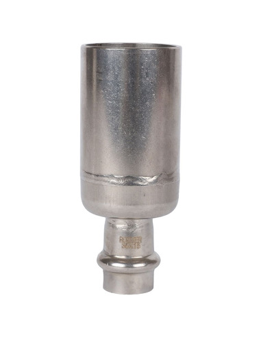 Муфта переходная однораструбная ROMMER 35х15 для нержавеющих труб пресс