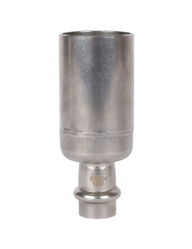 Муфта переходная однораструбная ROMMER 35х15 для нержавеющих труб пресс
